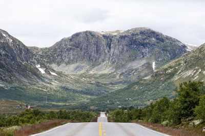 mountains looking peaceful