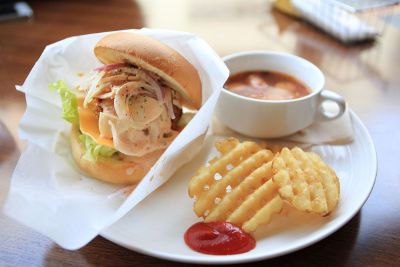 soup and sandwich combo