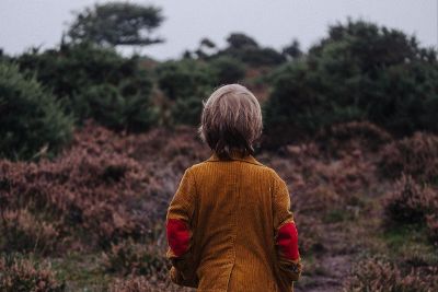 boy in the field