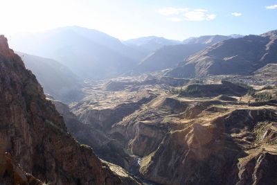 view of desert mountains