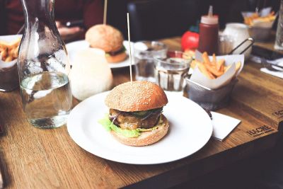 burgers and fries