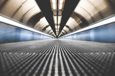 lighted tunnel