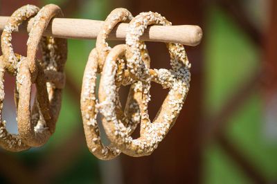 pretzels on a stick