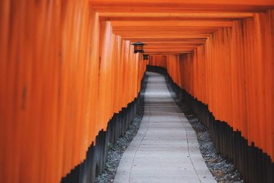 orange hallway