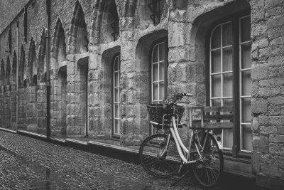 bike parked while visiting