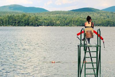 lifeguard watching the water