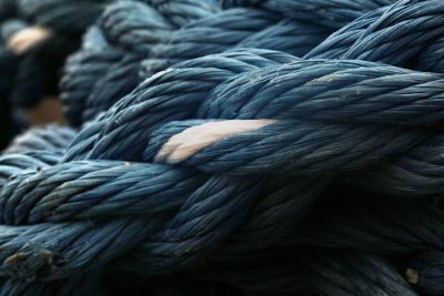 close up of rope