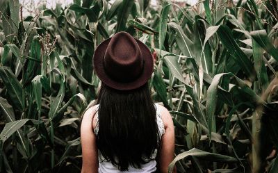 girl in corn field