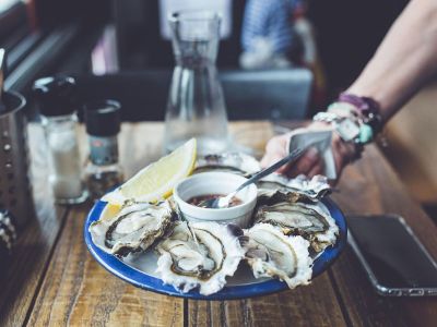 oysters for lunch