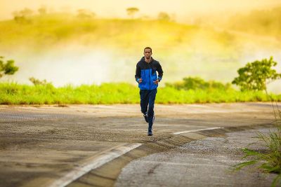 man jogging