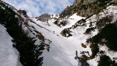 downhill snow skiing