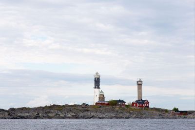 lighthouse on the shore