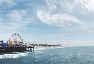 ferris wheel on the pier