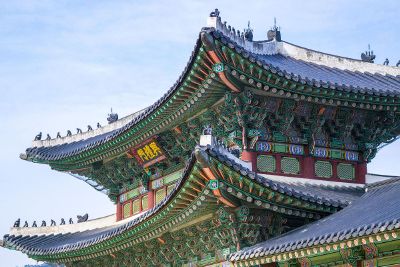 colorful japanese building top