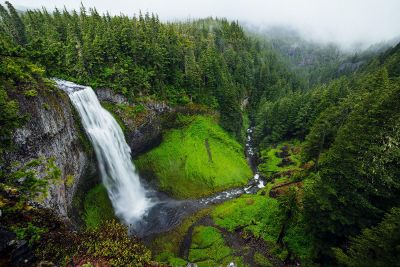 waterfall in woods