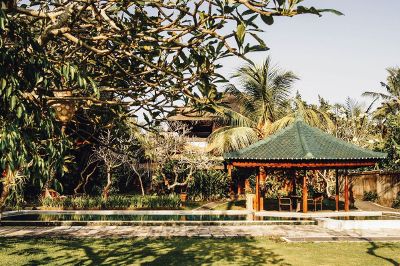 backyard of a house