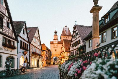 quaint european town