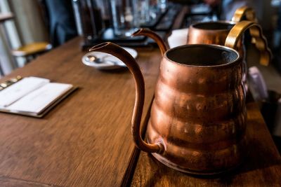 copper pour over coffee kettle
