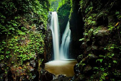 two waterfalls