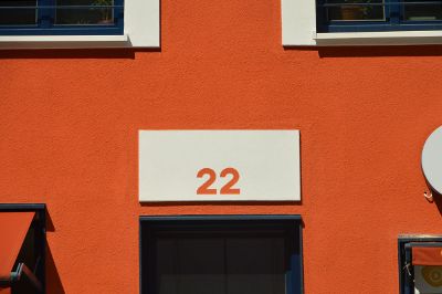 doorway and sign