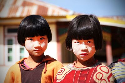 two girls at school