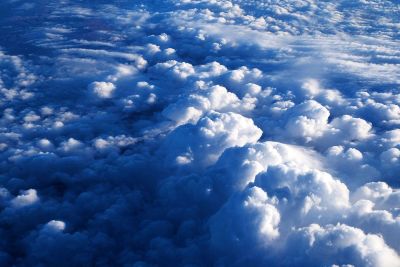 clouds from above