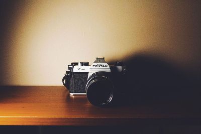 a pentax film camera