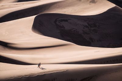 sand dunes in the desert