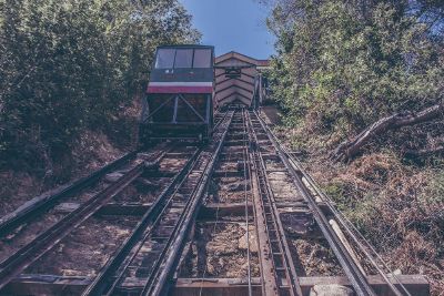 empty train station