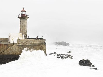 lighthouse at sea