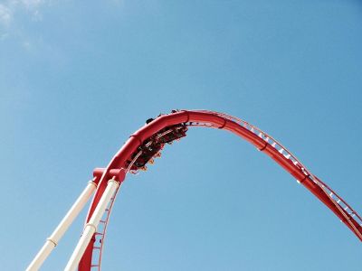 roller coaster upside down