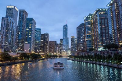 nighttime cityscape