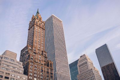 skyscrapers in the city