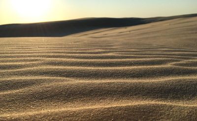 sand dunes in desert