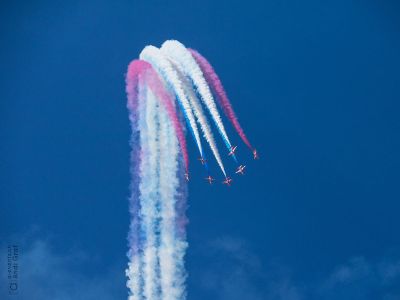 patriotic air display