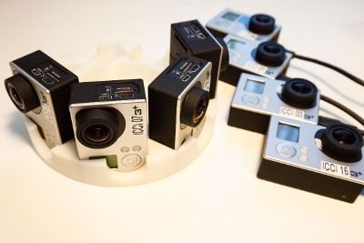 digital cameras on display