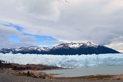 ice near mountain