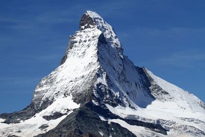 intimidating mountain top