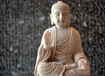 white buddha