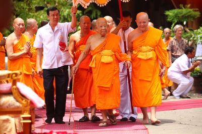 monks in sun