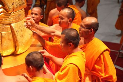 monks doing arts