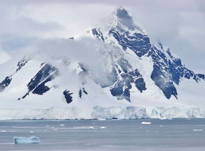 icy mountain