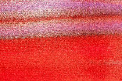 pink stripes on fuzzy red fabric