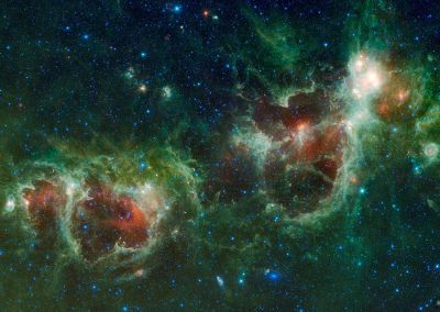 nebulae on space
