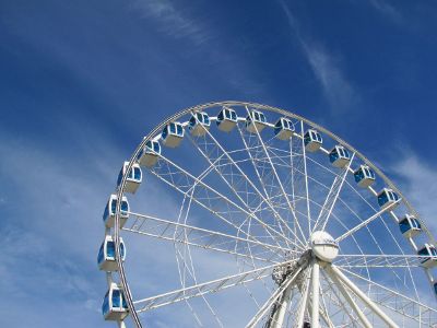 a ferris wheel