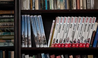 books on a shelf