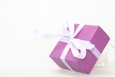 purple gift box