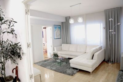 a modern livingroom