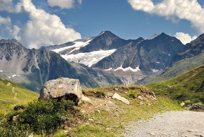 view of mountains