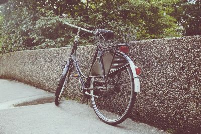 bicycle on bridge